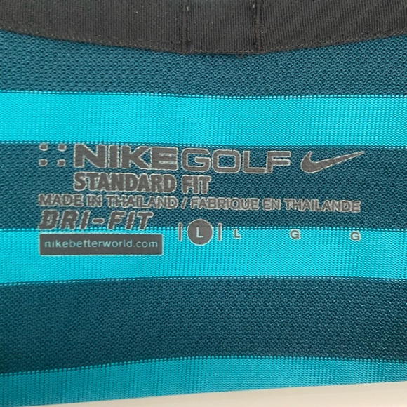 Mens Nike Blue Golf Polo - Picture 3 of 3